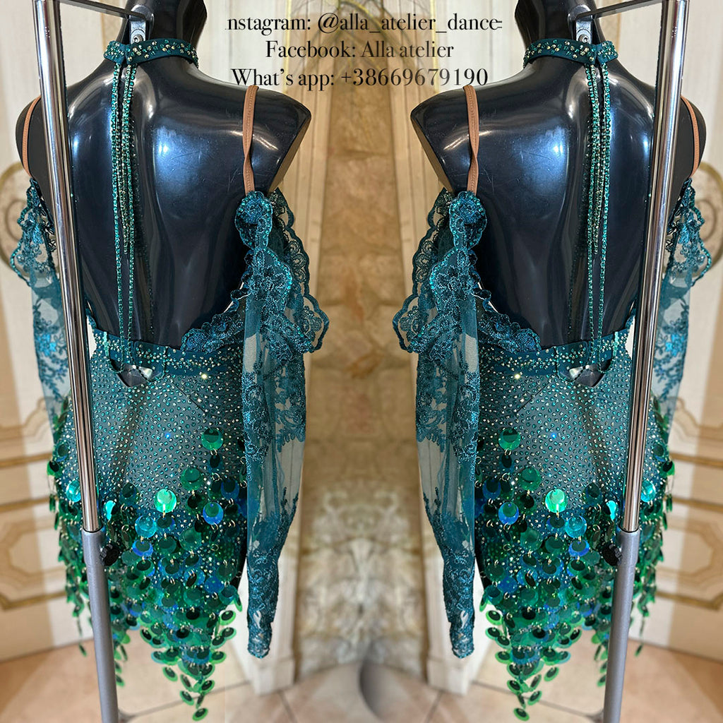 Forest queen - Latin dress