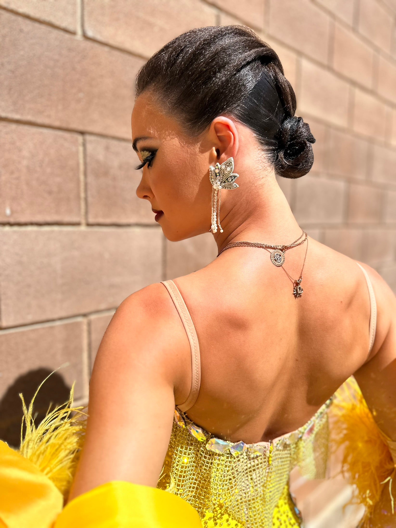 Custom made earrings size:S