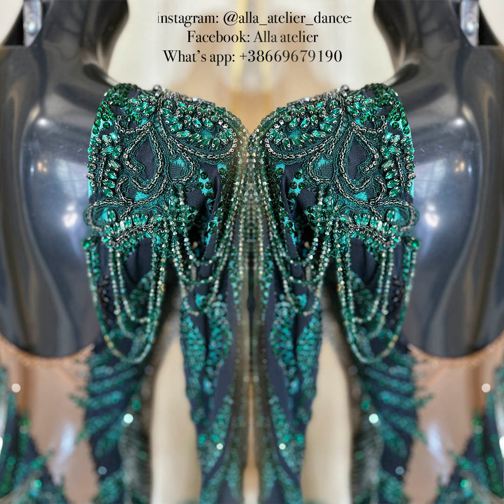 Unique designed Latin dress