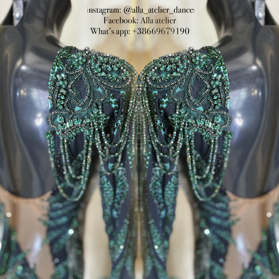 Unique designed Latin dress