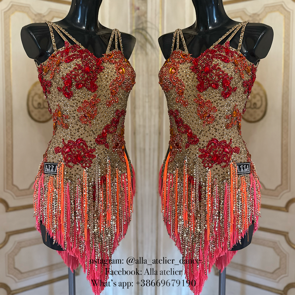 Brazil fire - Latin dress