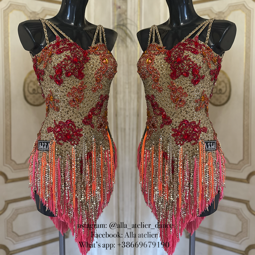 Brazil fire - Latin dress