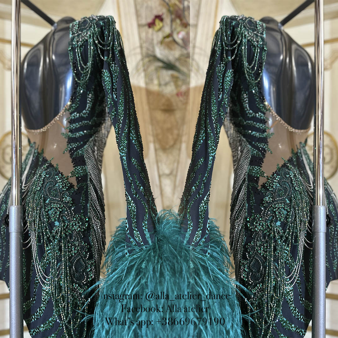 Unique designed Latin dress