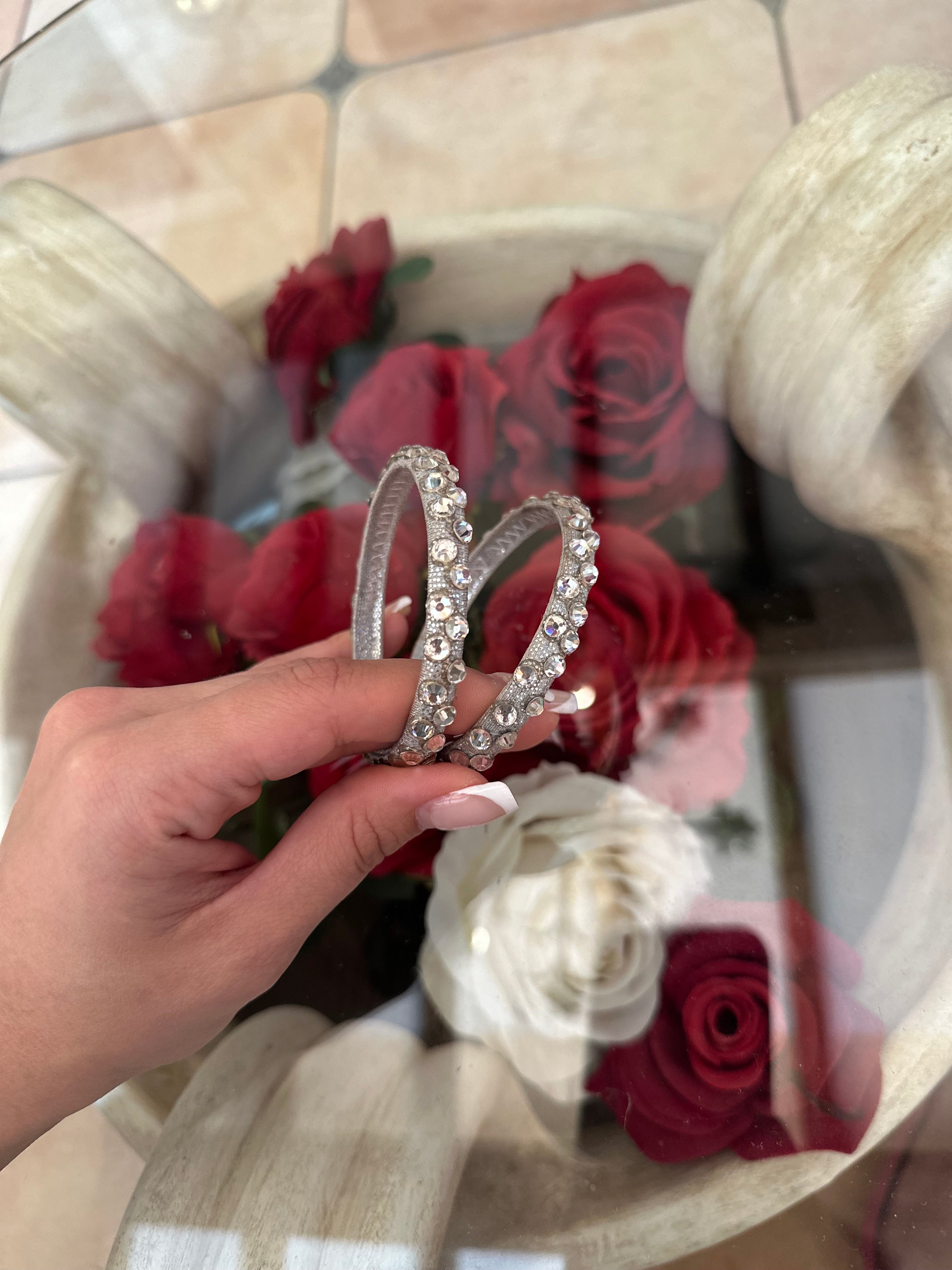 Bracelets for Latin with crystals