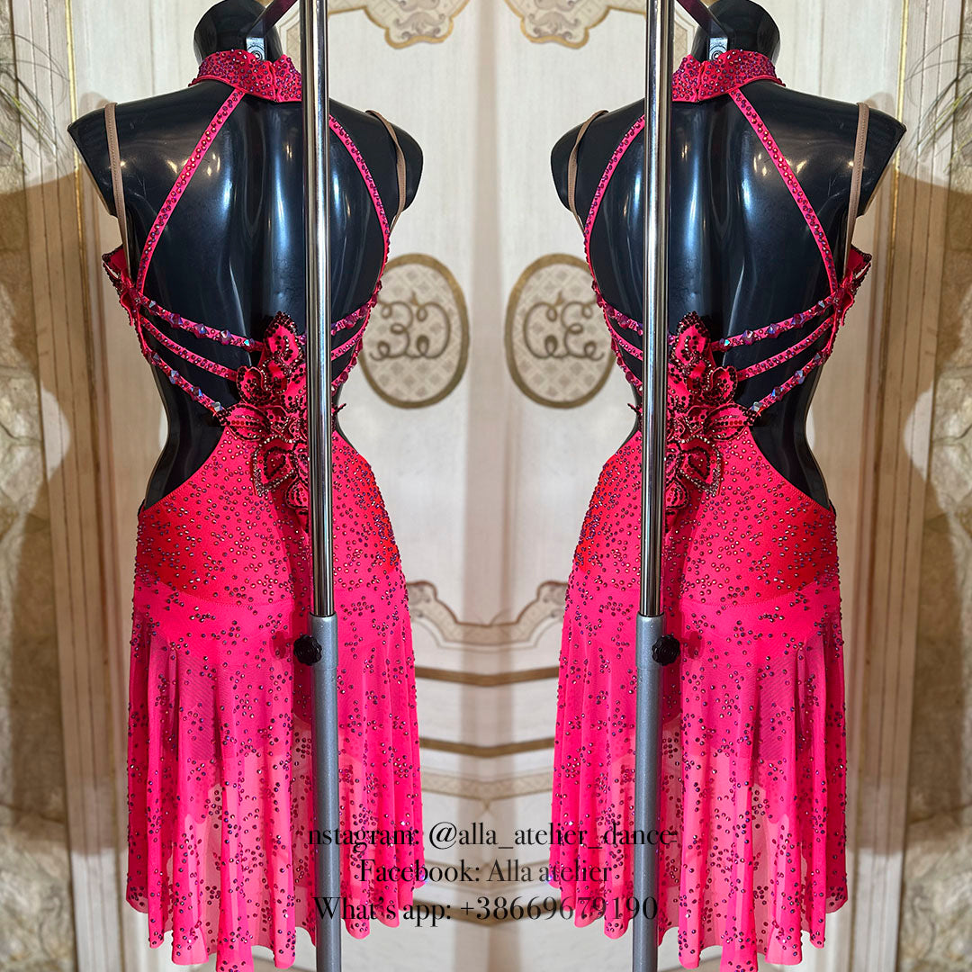 Playful Rosy - Latin dress
