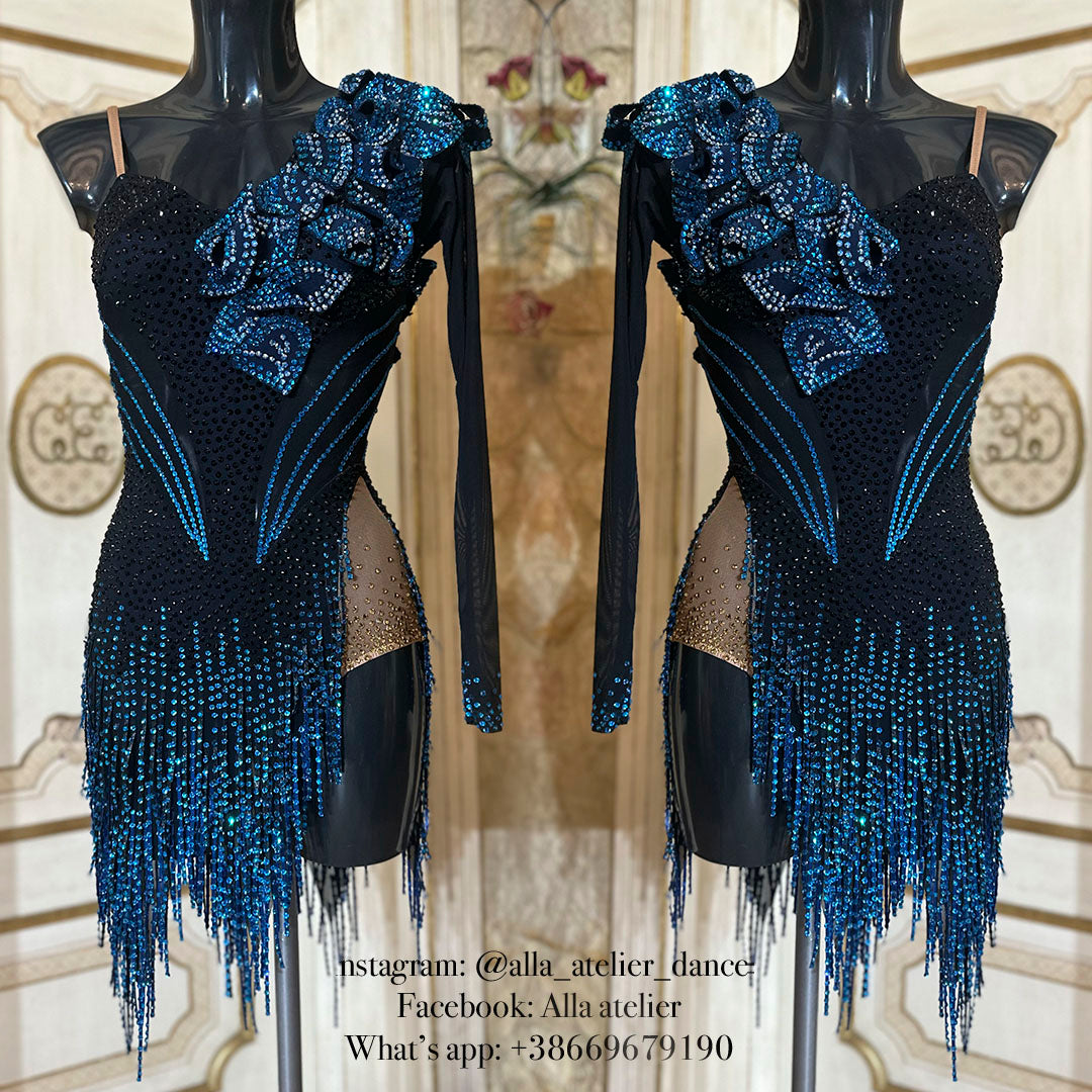 Night sky - Latin dress