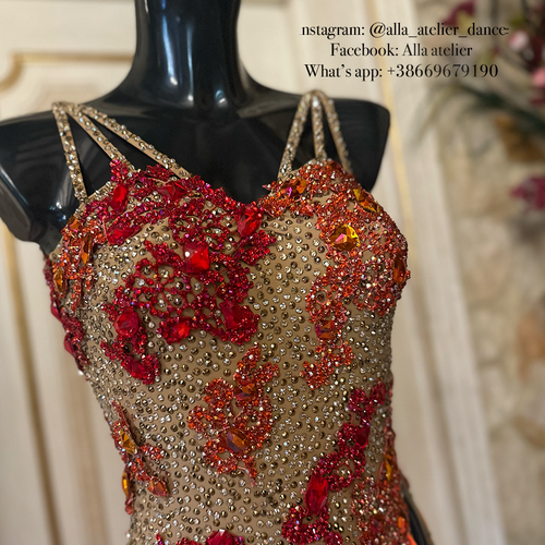 Brazil fire - Latin dress