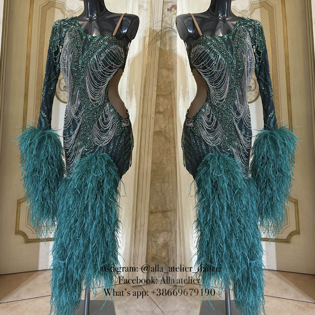 Unique designed Latin dress