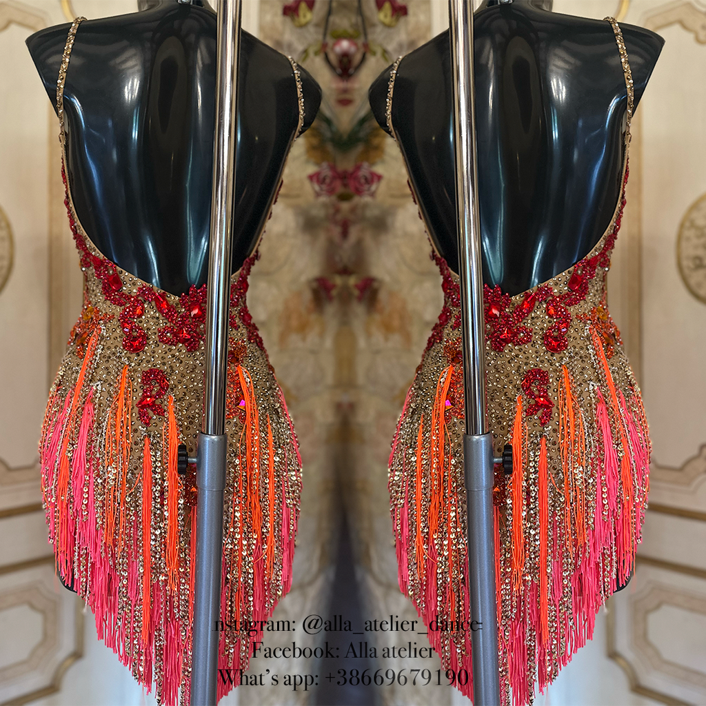 Brazil fire - Latin dress