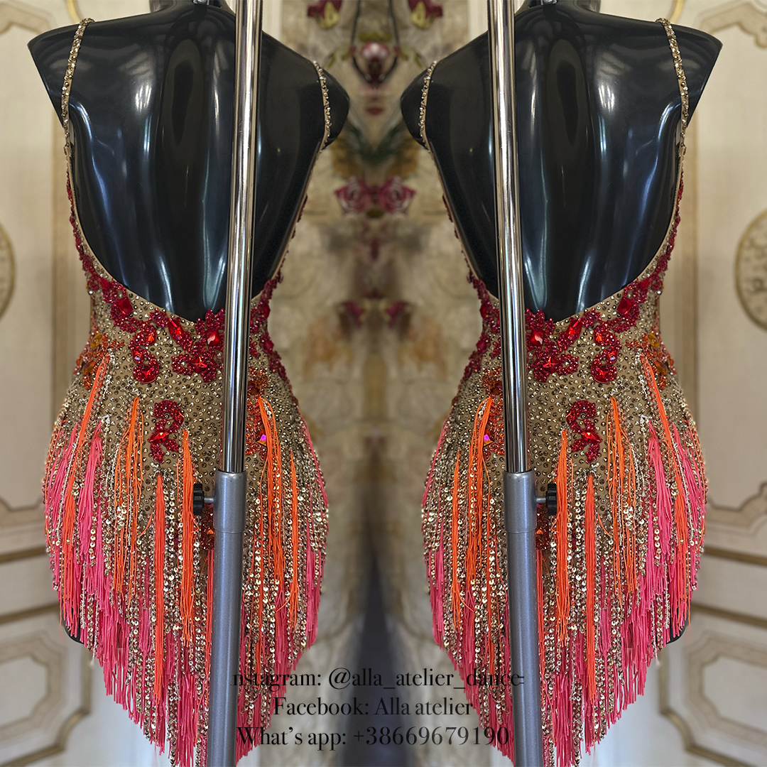 Brazil fire - Latin dress