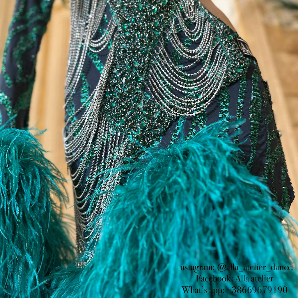 Unique designed Latin dress