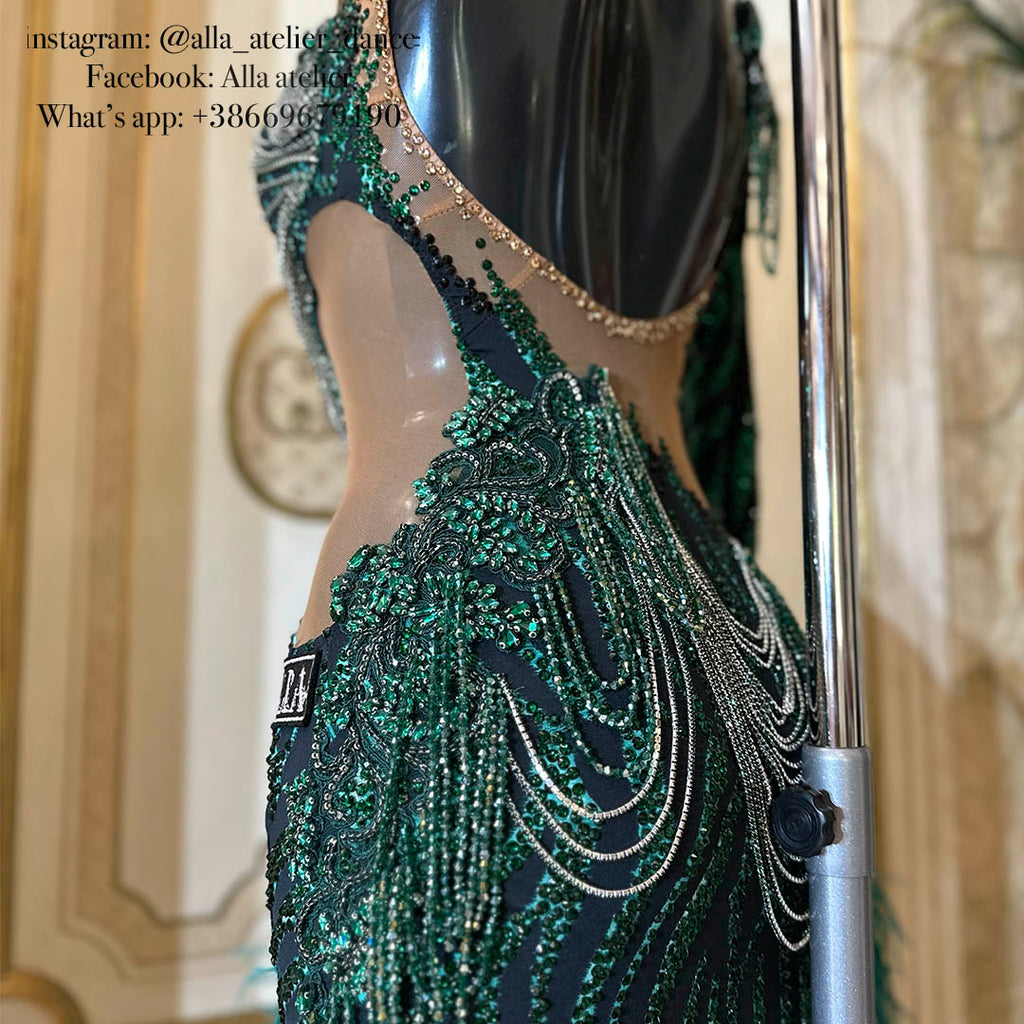 Unique designed Latin dress