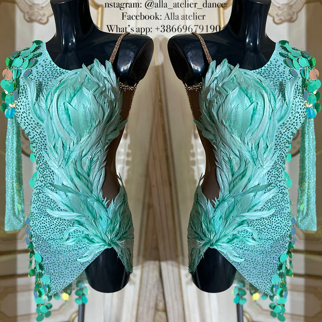 “Paradise bird” - Latin dress