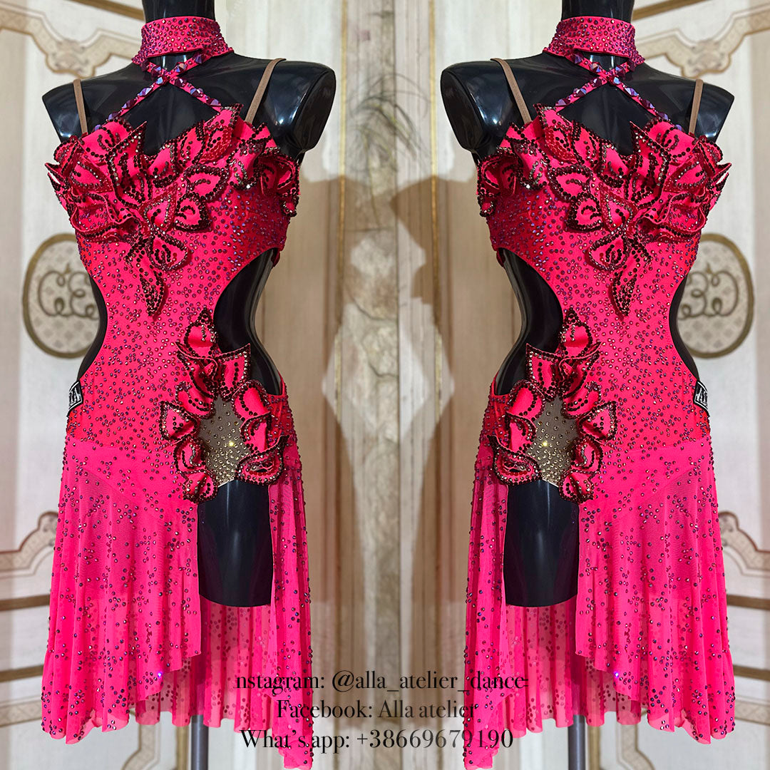 Playful Rosy - Latin dress